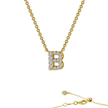 Load image into Gallery viewer, Letter B Pendant Necklace-9N082CLG
