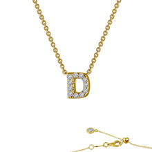 Load image into Gallery viewer, Letter D Pendant Necklace-9N084CLG
