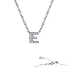 Load image into Gallery viewer, Letter E Pendant Necklace-9N085CLP
