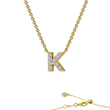 Load image into Gallery viewer, Letter K Pendant Necklace-9N091CLG
