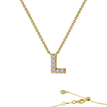 Load image into Gallery viewer, Letter L Pendant Necklace-9N092CLG
