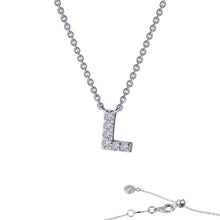 Load image into Gallery viewer, Letter L Pendant Necklace-9N092CLP

