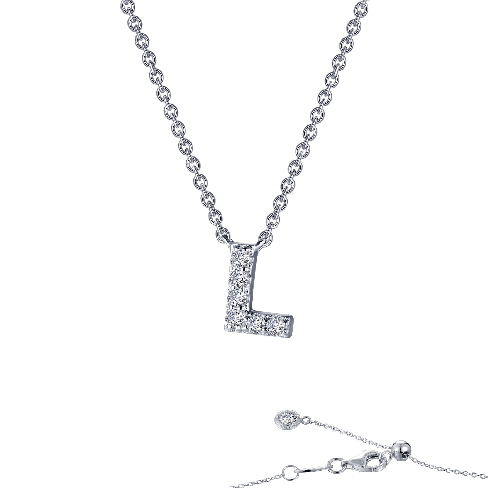 【HYERES LOR】H Edition Silver dual H Combi necklace Letter H Pendant Necklace – Lafonn
