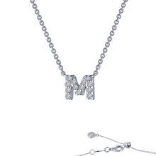 Load image into Gallery viewer, Letter M Pendant Necklace-9N093CLP

