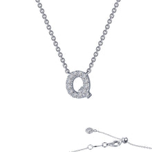 Load image into Gallery viewer, Letter Q Pendant Necklace-9N097CLP
