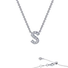 Load image into Gallery viewer, Letter S Pendant Necklace-9N099CLP

