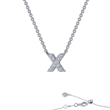 Load image into Gallery viewer, Letter X Pendant Necklace-9N104CLP
