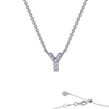 Load image into Gallery viewer, Letter Y Pendant Necklace-9N105CLP
