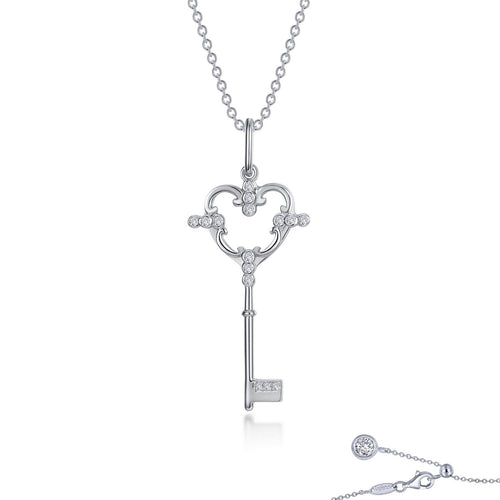 Key to My Heart Necklace-9N114CLP