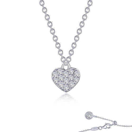 Mini Heart Necklace-9N120CLP