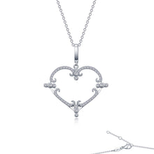 Load image into Gallery viewer, Filigreen Heart (c) Necklace-9P053CLP

