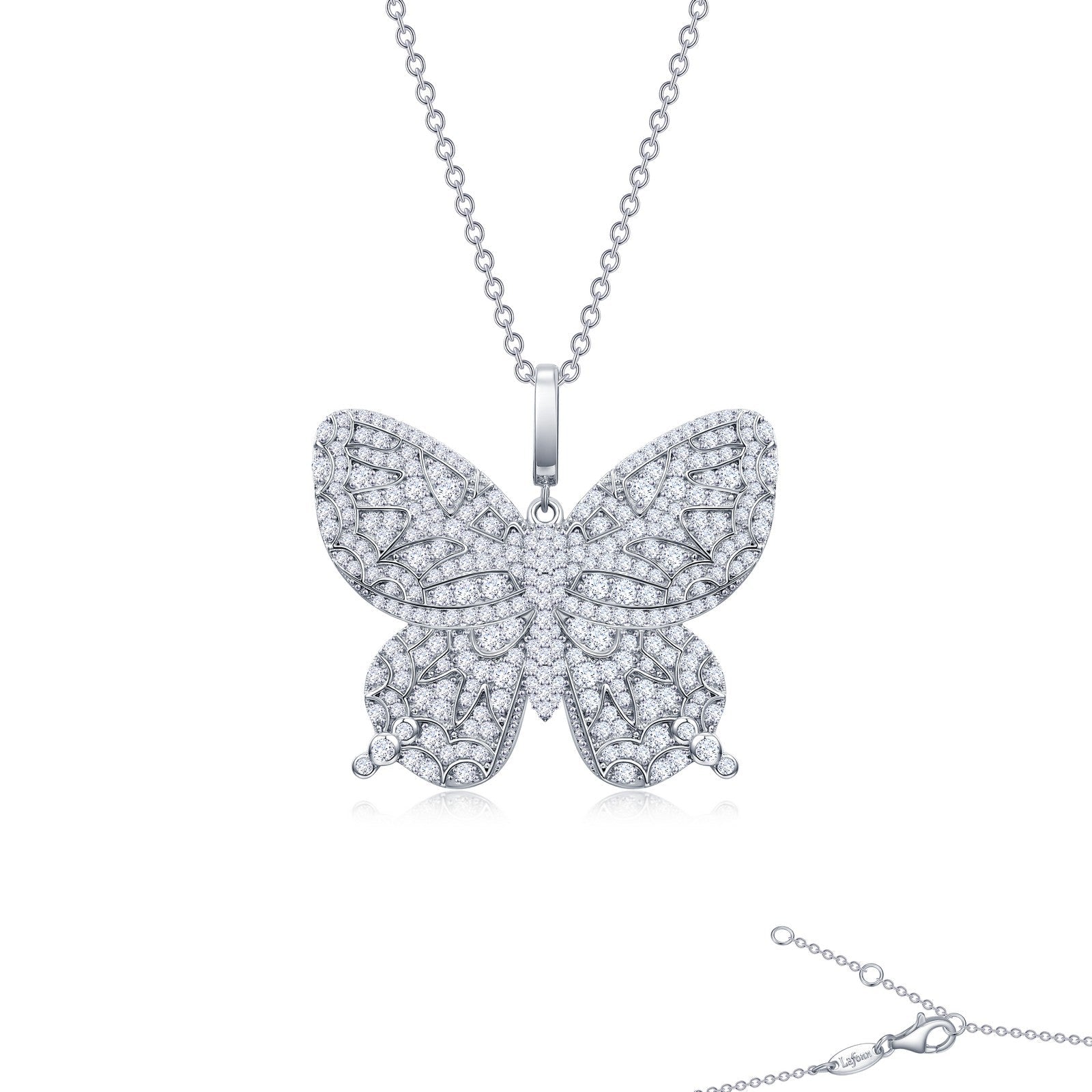 Butterfly Pendant Necklace-9P056CLP