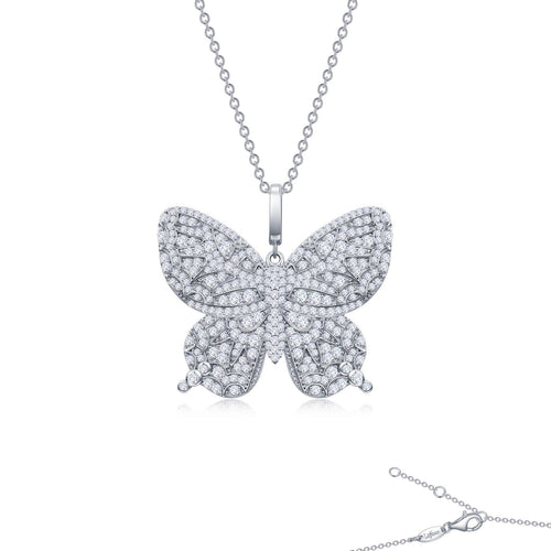 Butterfly Pendant Necklace-9P056CLP