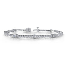 Load image into Gallery viewer, 5.82 CTW Classic Station Link Bracelet-B0043CLP
