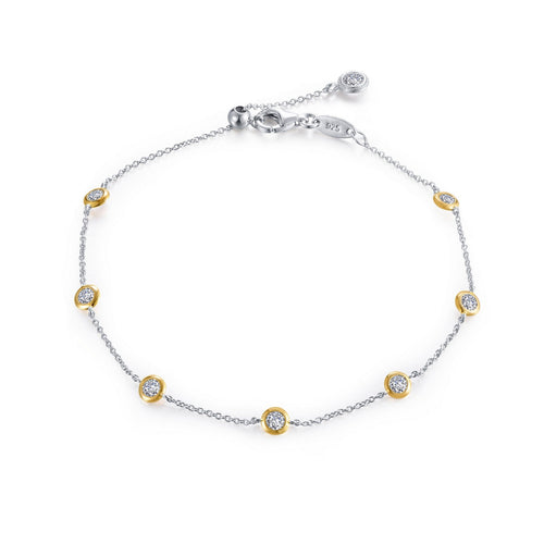 1.02 CTW Adjustable 7 Symbols of Joy Station Bracelet-B0126CLT