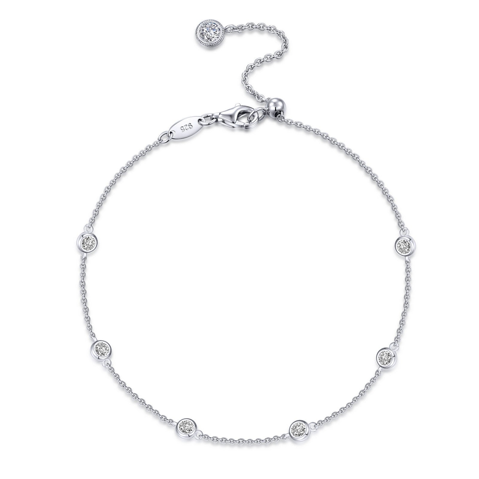 0.53 CTW Station Bracelet-B0154CLP