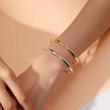 Load image into Gallery viewer, Open Hinged Bangle Bracelet-B0184CLP
