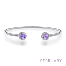 Load image into Gallery viewer, February Birthstone Bracelet-BB002AMP
