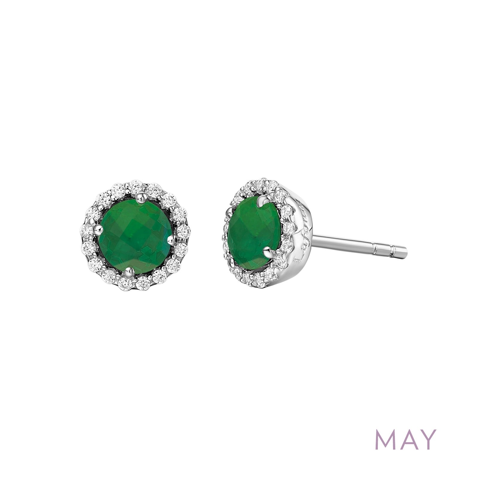 May Birthstone Earrings-BE001EMP