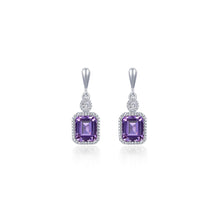 Load image into Gallery viewer, February Birthstone Earrings-BE007AMP
