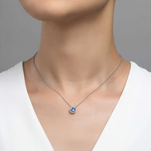 Load image into Gallery viewer, March Birthstone Necklace-BN001AQP
