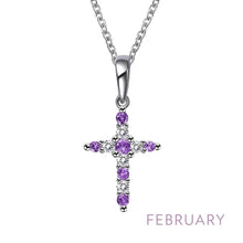 Load image into Gallery viewer, February Birthstone Necklace-BP001AMP
