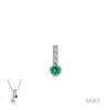 May - Emerald/Silver