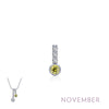 November - Yellow Topaz/Silver