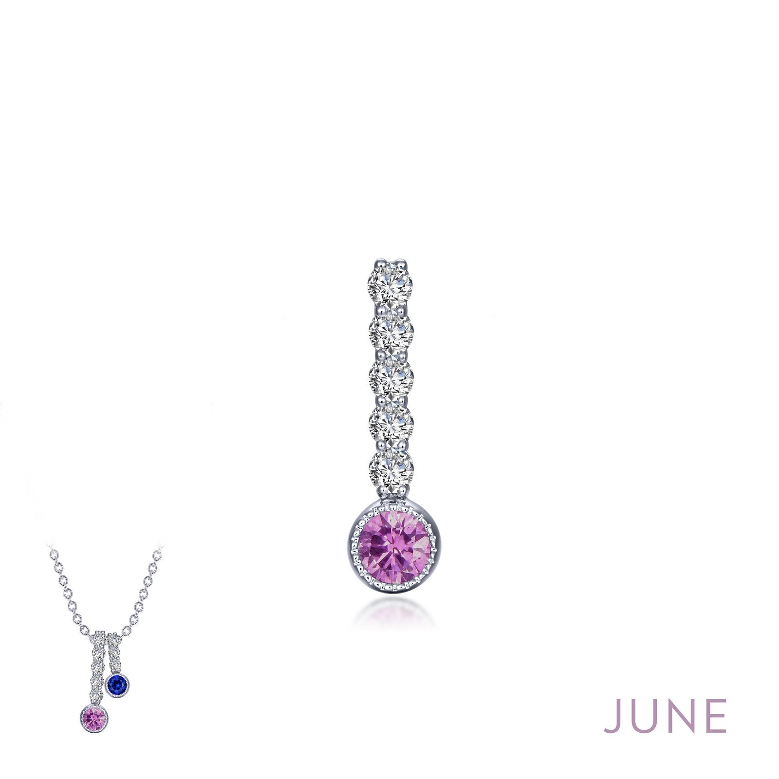 June Birthstone Love Pendant-BP003AXP