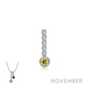 November - Yellow Topaz/Silver