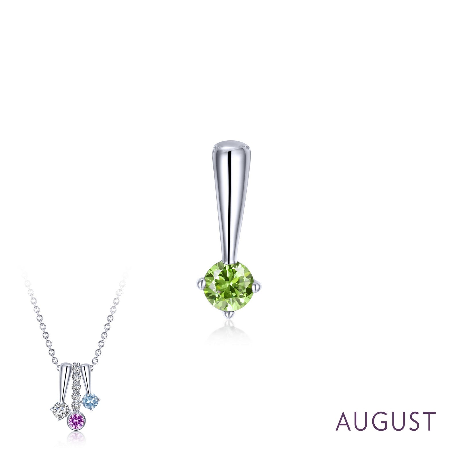 August Birthstone Love Pendant-BP004PDP