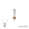 November - Yellow Topaz/Silver