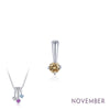 November - Yellow Topaz/Silver