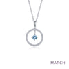 March - Aquamarine/Silver