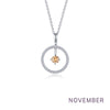 November - Yellow Topaz/Silver