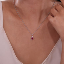 Load image into Gallery viewer, January Birthstone Necklace-BP009GNP
