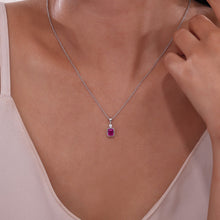 Load image into Gallery viewer, July Birthstone Necklace-BP009RBP
