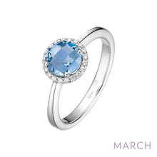 Load image into Gallery viewer, March Birthstone Ring-BR001AQP
