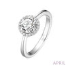 April - White/Silver