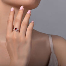 Load image into Gallery viewer, January Birthstone Ring-BR001GNP
