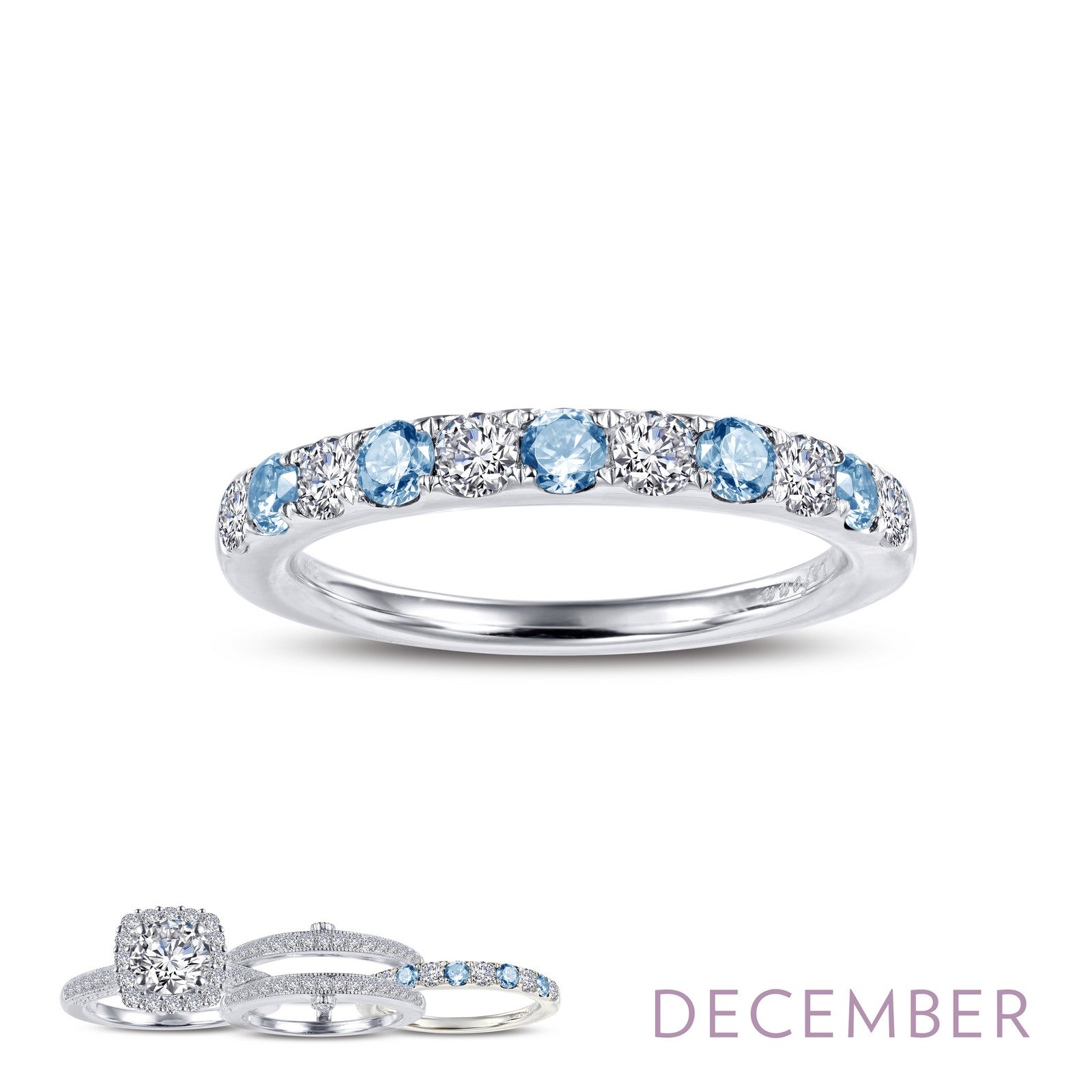 December Birthstone Ring-BR004BTP