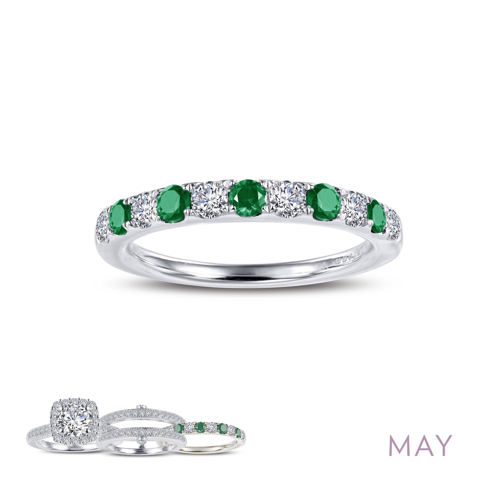 May Birthstone Ring-BR004EMP