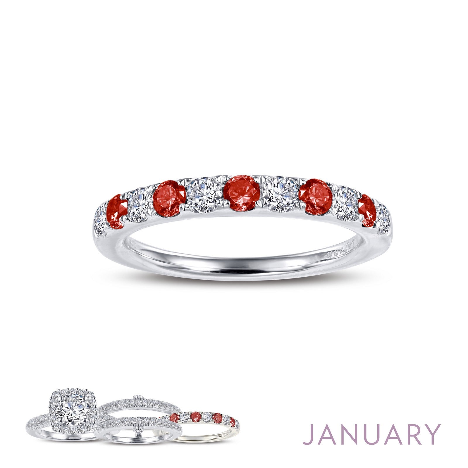 January Birthstone Ring-BR004GNP