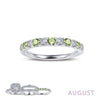 August - Peridot/Silver