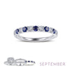 September - Sapphire/Silver