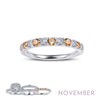 November - Yellow Topaz/Silver