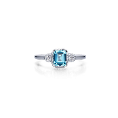 March Birthstone Ring-BR006AQP