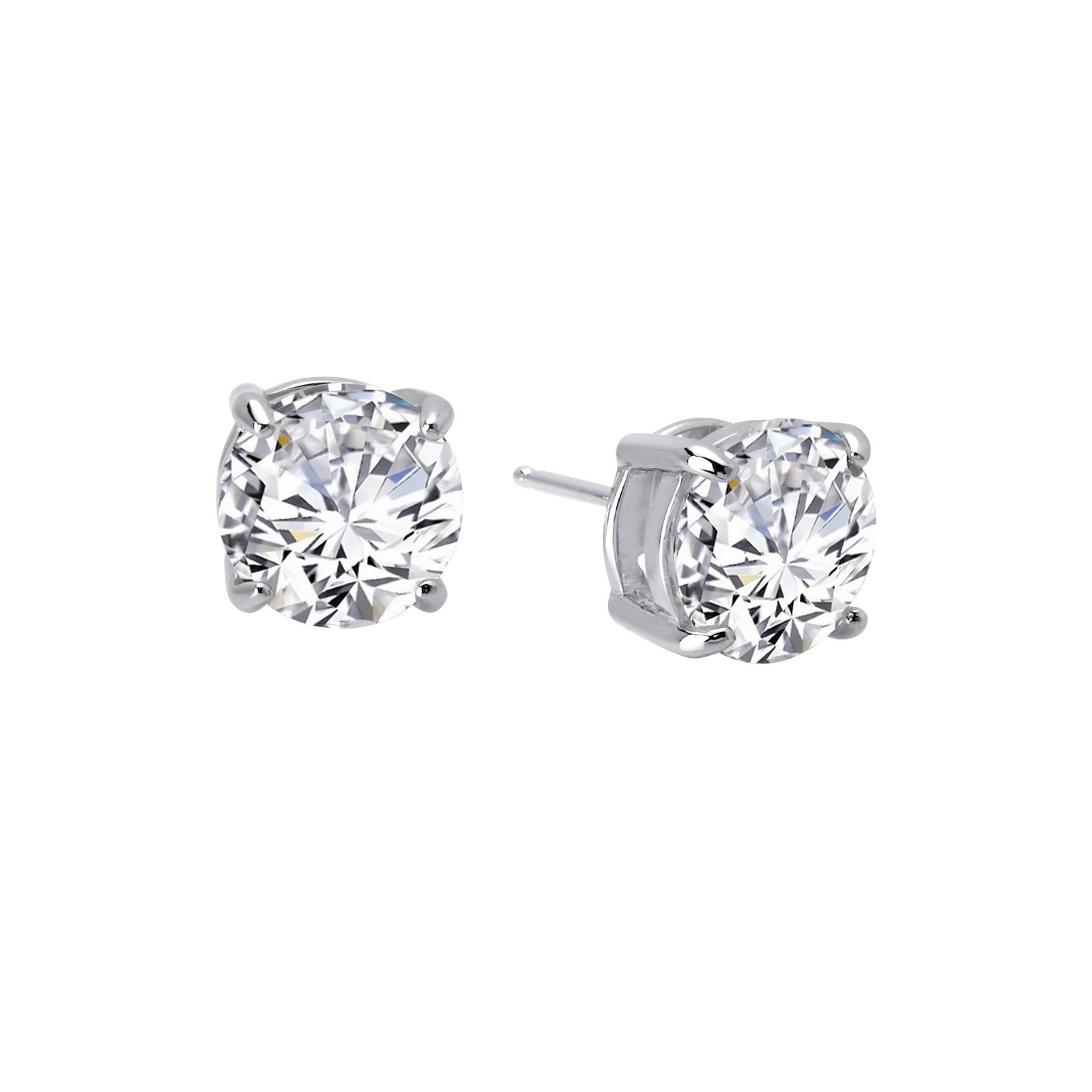 8 CTW Solitaire Stud Earrings-E0112CLP