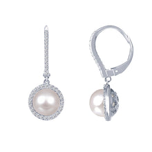 Load image into Gallery viewer, Cultured Freshwater Pearl Earrings-E0190CLP
