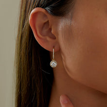 Load image into Gallery viewer, Halo Drop Earrings-E0193CLG
